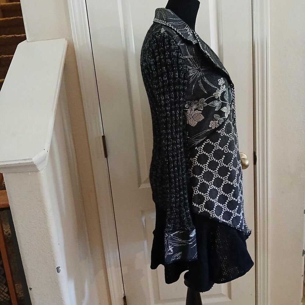 Y2K Style The Pyramid Collection Patchwork Fairy Grunge Cardigan XS Fairy Grunge - Picture 6 of 8